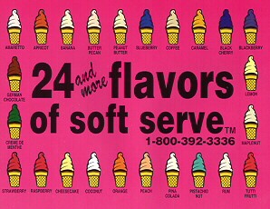 24 Flavors of Soft Serve 